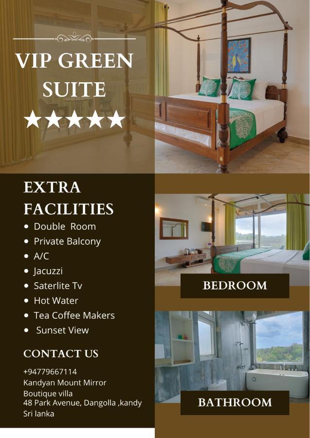 Kandyan Mount Mirror Boutique Villa المظهر الخارجي الصورة